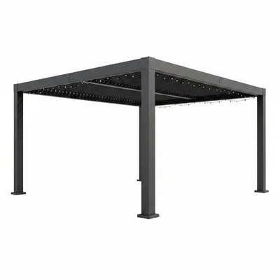 Aluminum Louvered Pergola with Adjustable Roof