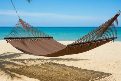 Soft-Woven Deluxe Polyester Rope Hammock