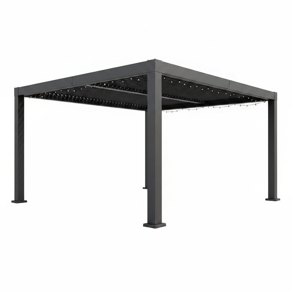 Aluminum Louvered Pergola with Adjustable Roof