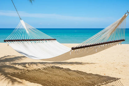 Soft-Woven Deluxe Polyester Rope Hammock