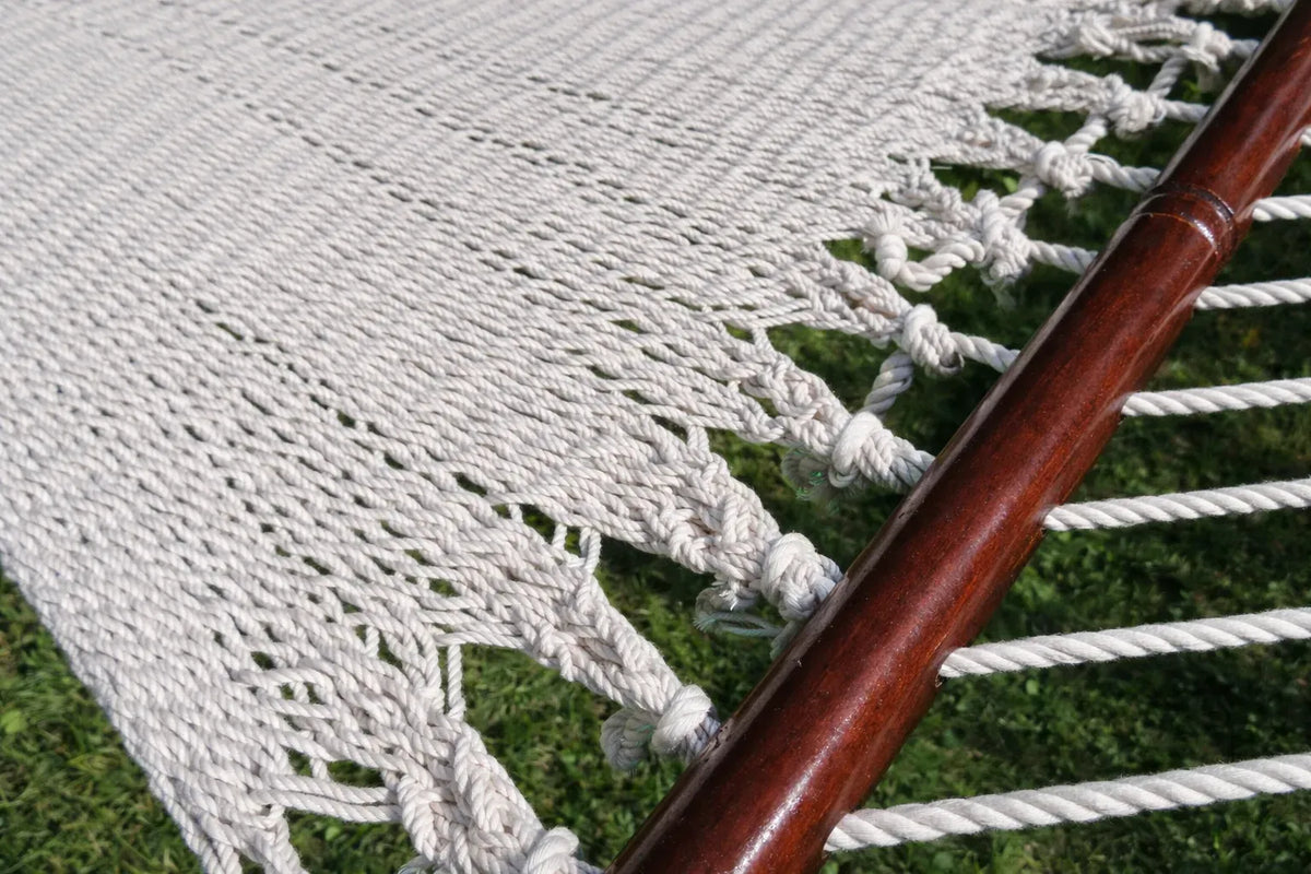 Soft-Woven Deluxe Polyester Rope Hammock