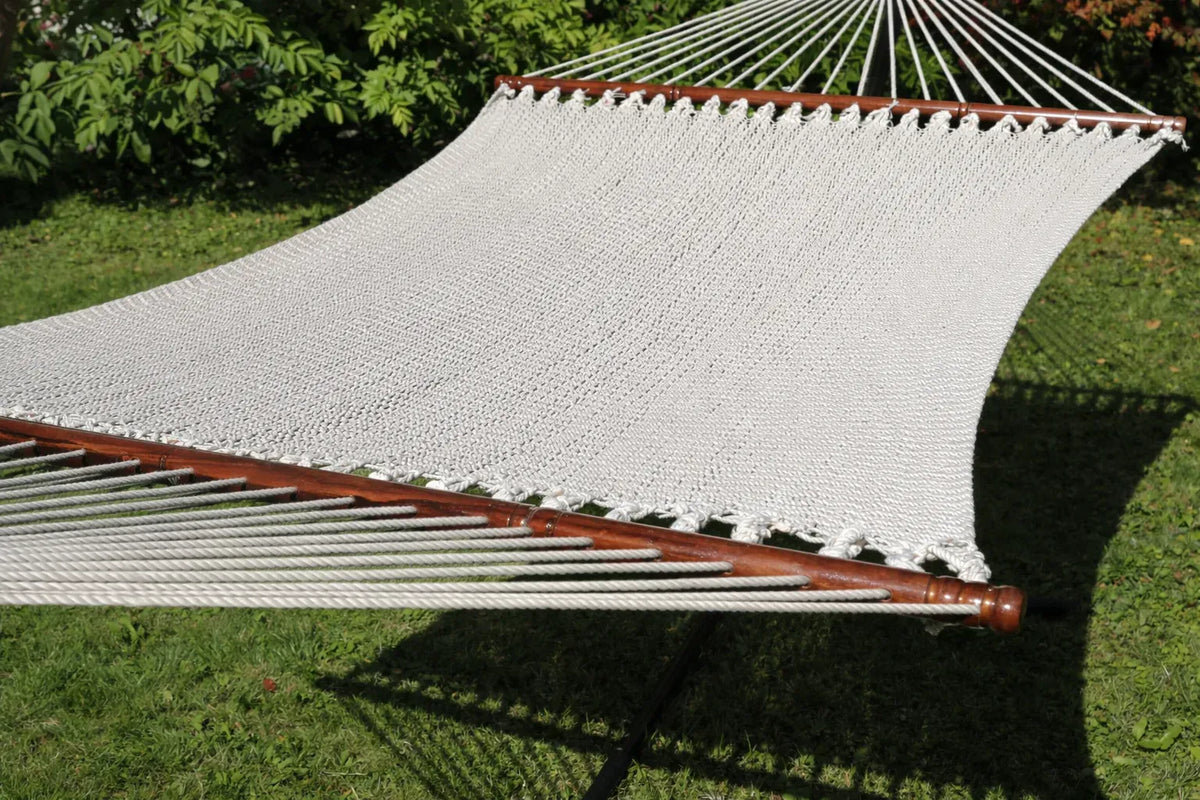 Soft-Woven Deluxe Polyester Rope Hammock